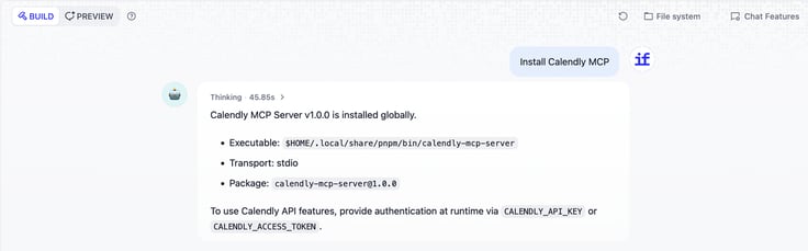 Install Calendly MCP
